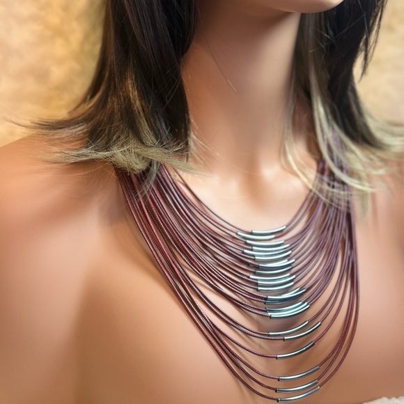 Charming Charlie Multi-Strand Necklace - Picture 2 of 3